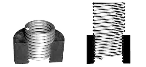 钢丝螺套 钢丝螺套8大优点 机械专用钢丝螺套