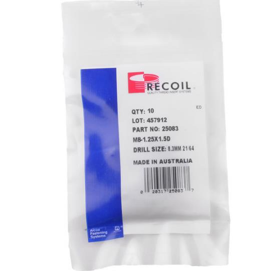 recoil钢丝螺套补充包装-苏州中航嘉能机电有限公司0512-82191998